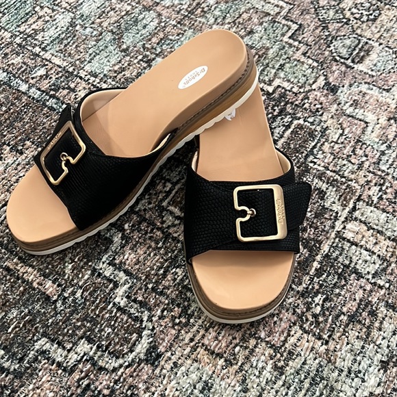 Dr. Scholl's Shoes - Dr. Scholl's Originalist 2 Slide Sandals, Women's Size 7 Black